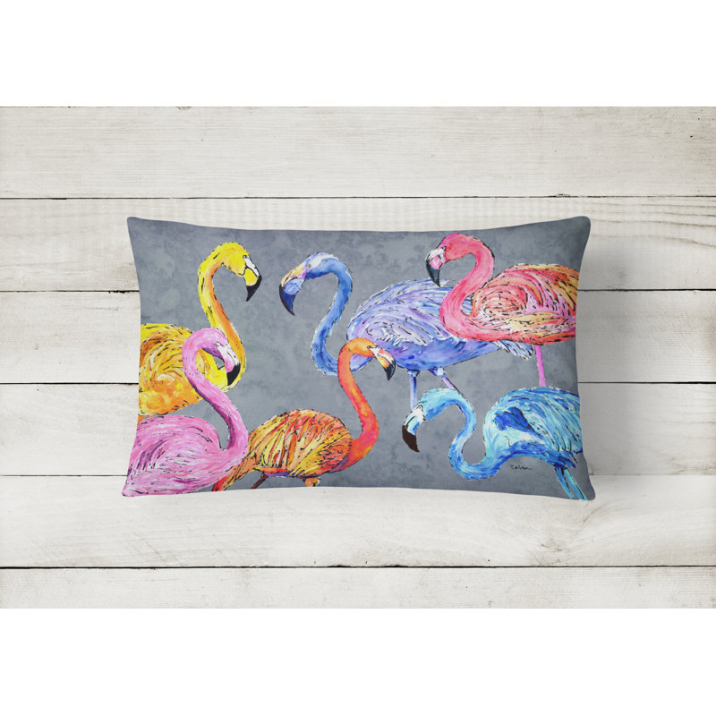 Flamingo Outdoor Throw Pillow
