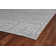 Metro-Velvet Geometric Area Rug in Silver