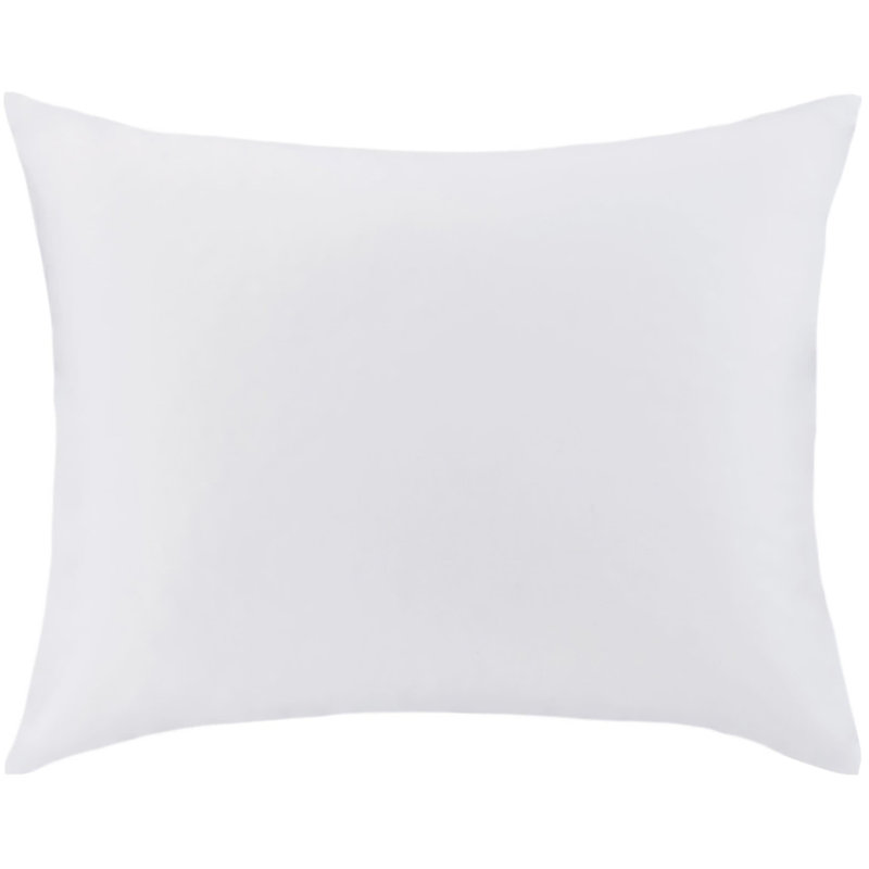 Silken Solid Sham, Standard, White