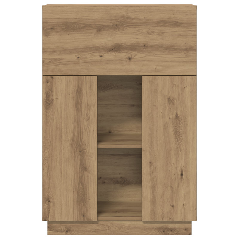 Writing Desk Engineered Wood Large, Artisan Oak