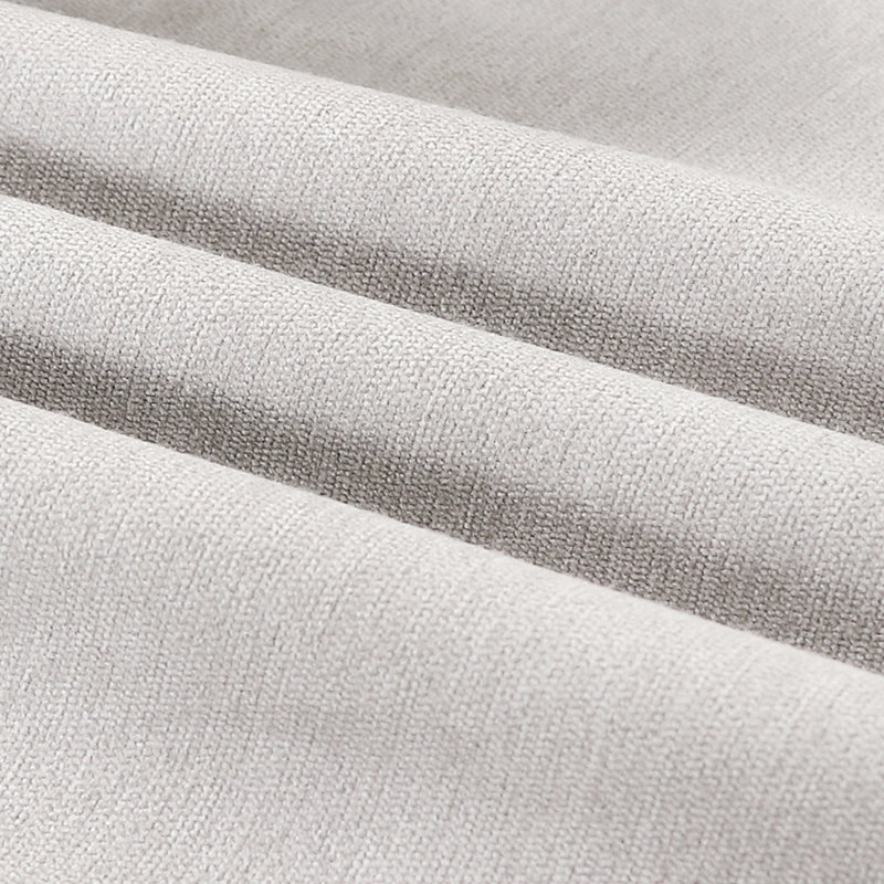 Linen 100% blackout curtains Thermal for Winter Insulated Linen Textured Grommets Heather Pattern Curtains 2 Panel Sets