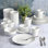 Service de table en porcelaine 30 pièces Gibson Home Ogalla - 92889,30RM
