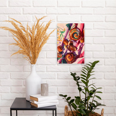 Sweet Buns And Berries by Anna Zdanowicz - Print