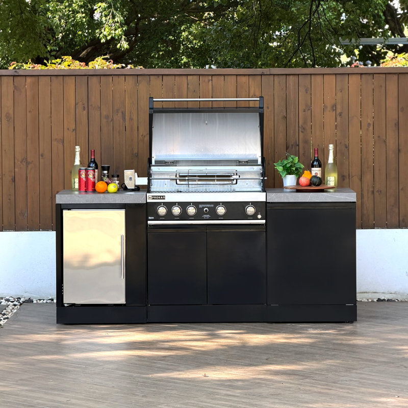 Cuisine extérieure 80 pouces avec réfrigérateur GT Maxim 6B