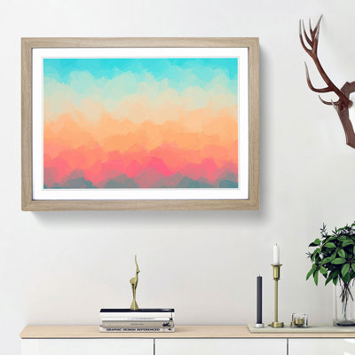 Colourful Sky in Abstract - Picture Frame Graphic Art Print