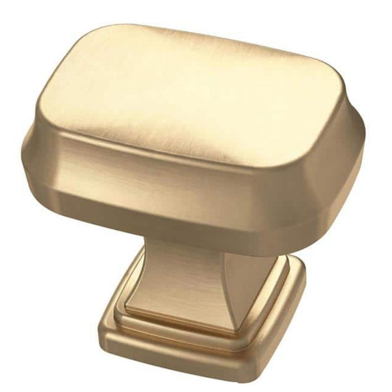 (5 Pack) 1-5/16 inch Brightened Opulence Knob Champagne Bronze