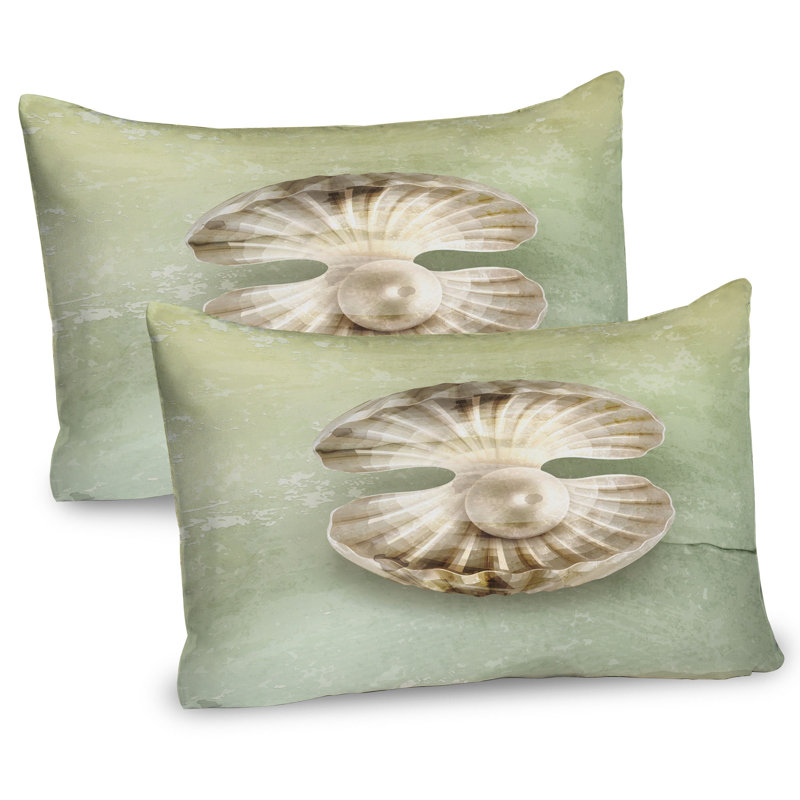 Ensemble de 2 taies décoratives Ambesonne Pearls, H 20 po x l 26 po