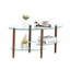 Table basse ovale en verre transparent-126257064-126257063