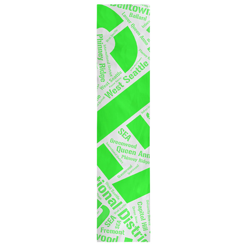 Chemin de table, 72 po x 16 po, Vert, Seattle