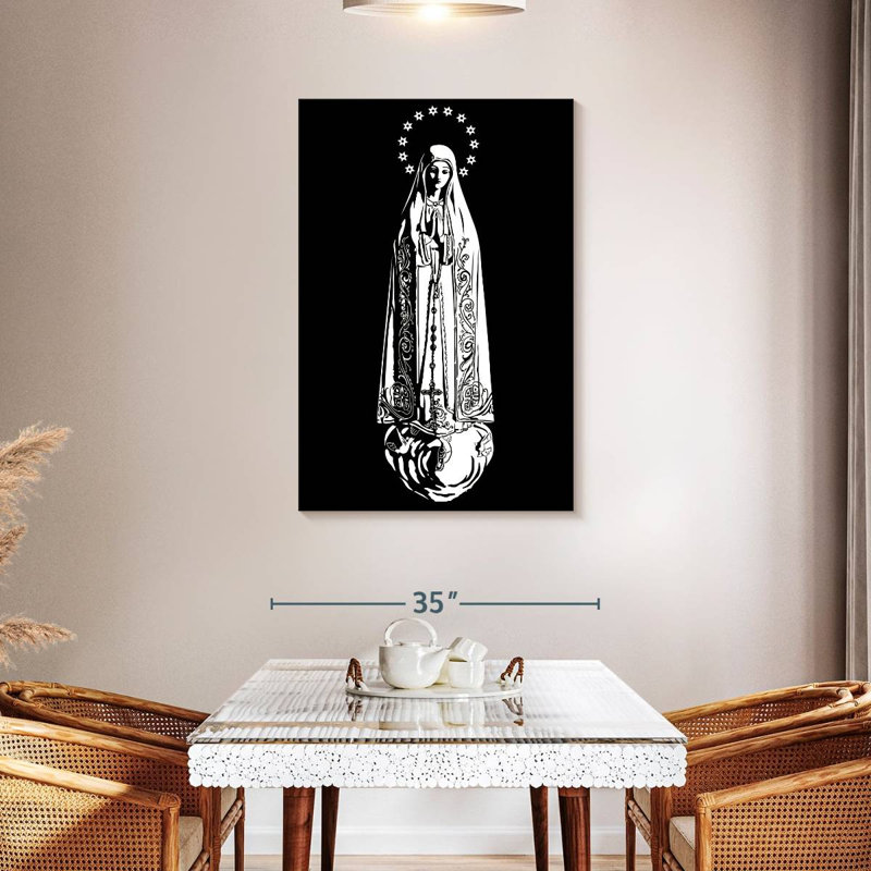 Leisha Mother Mary, H 45 po x l 30 po