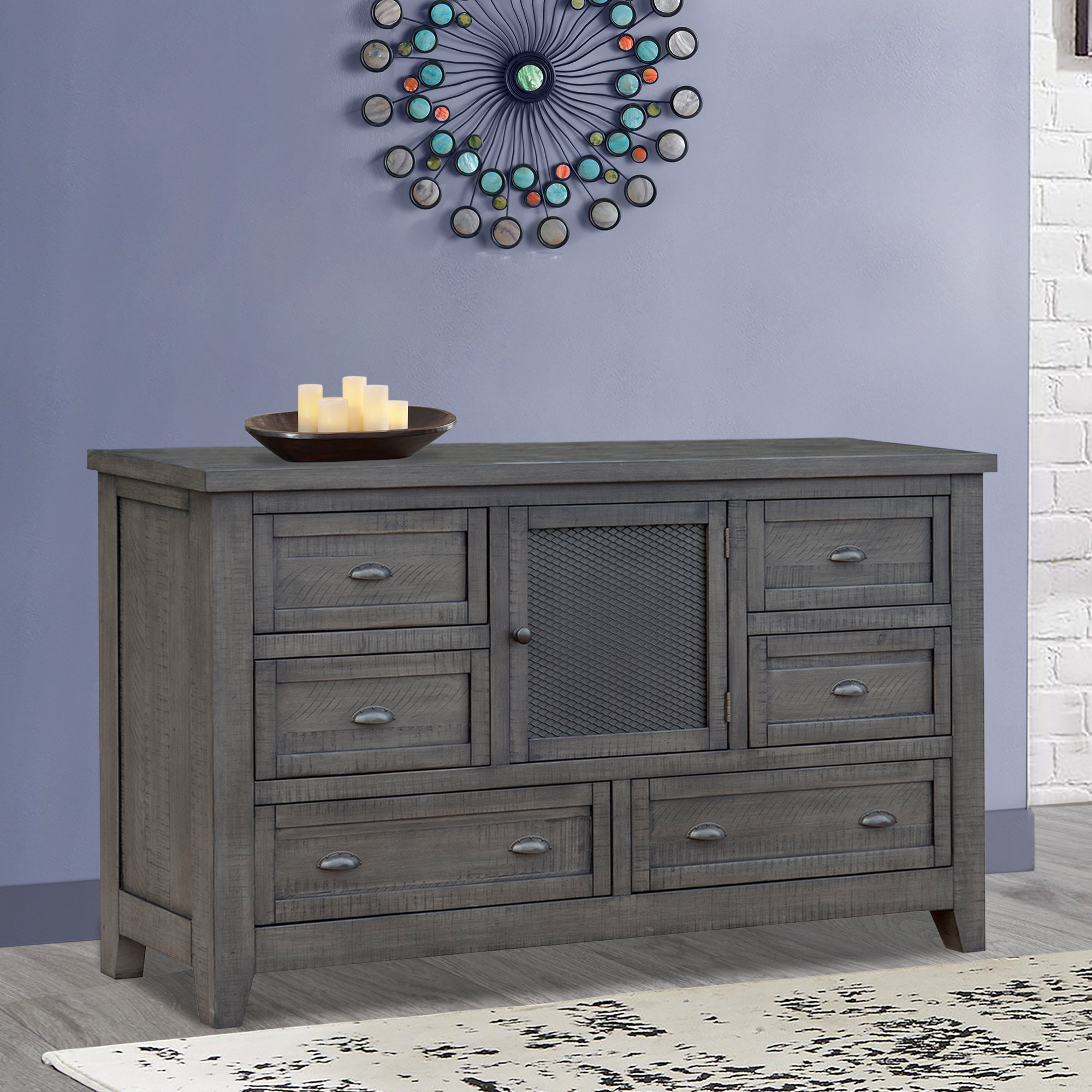 Union Rustic Roberson 6 Drawer Combo Dresser | Wayfair