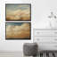 «Clouds« Ethereal Skies Soft Clouds Landscape And Sunset Rustic »2 pièces-100136165-100136164