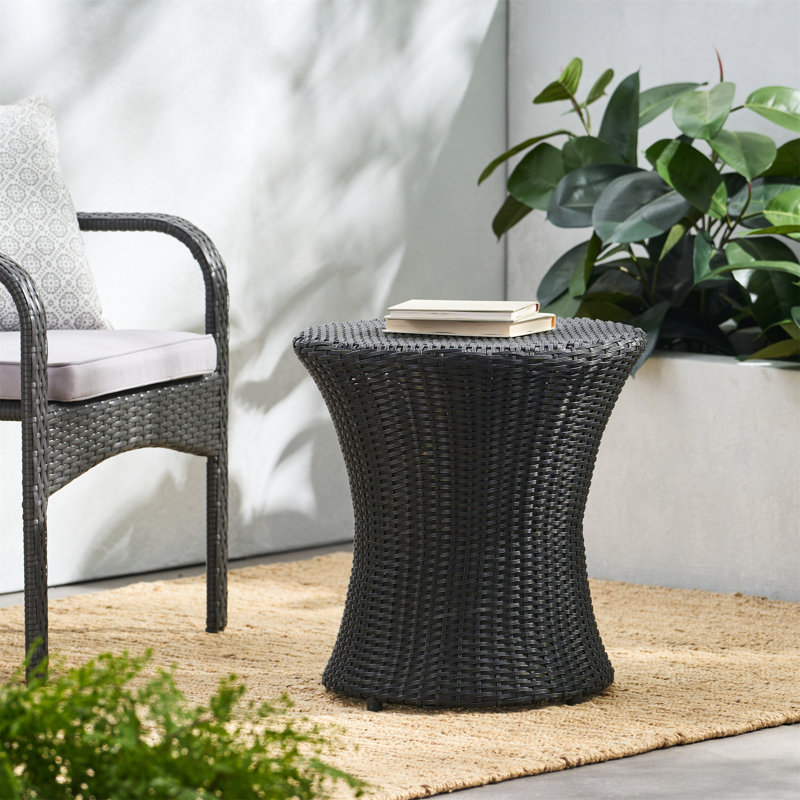 Table de sablier Kono (table incluse seulement), Noir