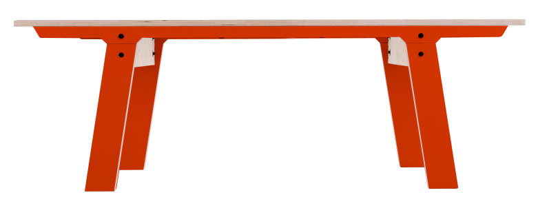 Giedi Upholstered Bench, Foxy Orange, Small