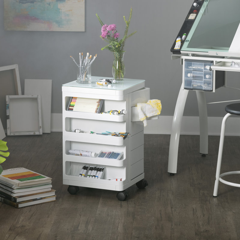 Chariot utilitaire rotatif Kubx, Blanc