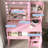 Vanity Desk With Mirror & Light, Large Drawer Three Level Storage Dresser