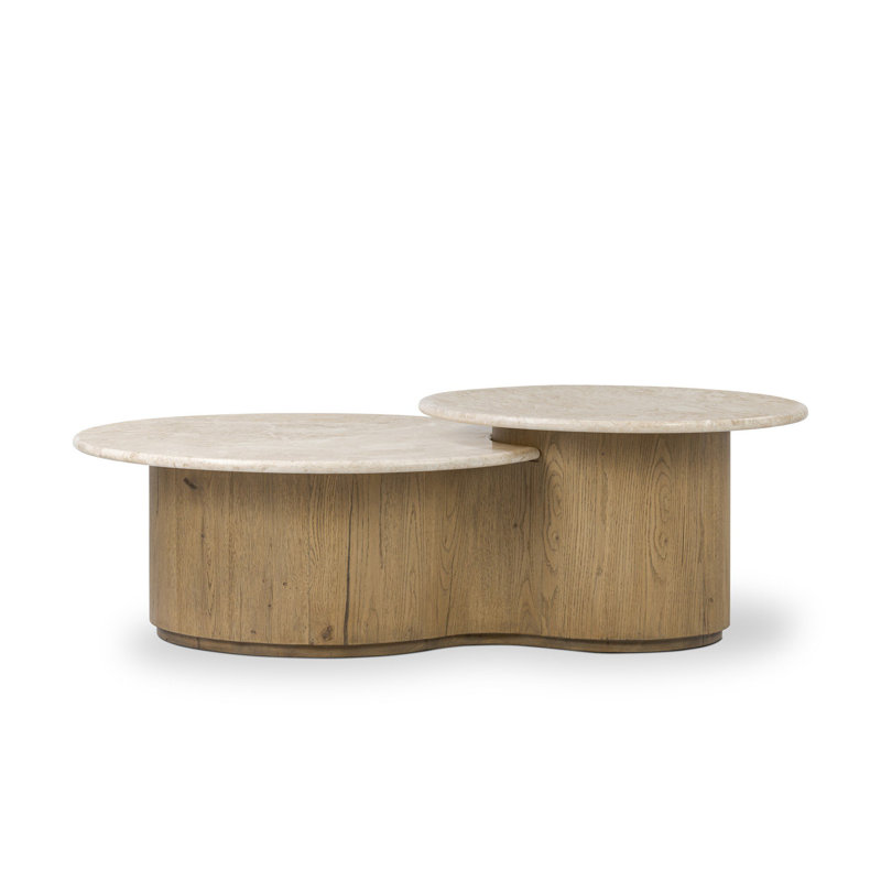Toro Coffee Table-Cappuccino Marble