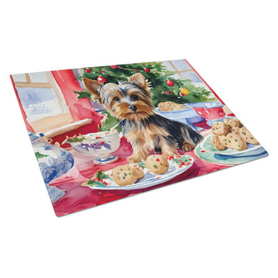 Planche à découper en verre Yorkshire Terrier