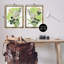"Fleurs tropicales abstraites" par June Erica Vess, 2 pièces sur toile-1106997660-1106997659