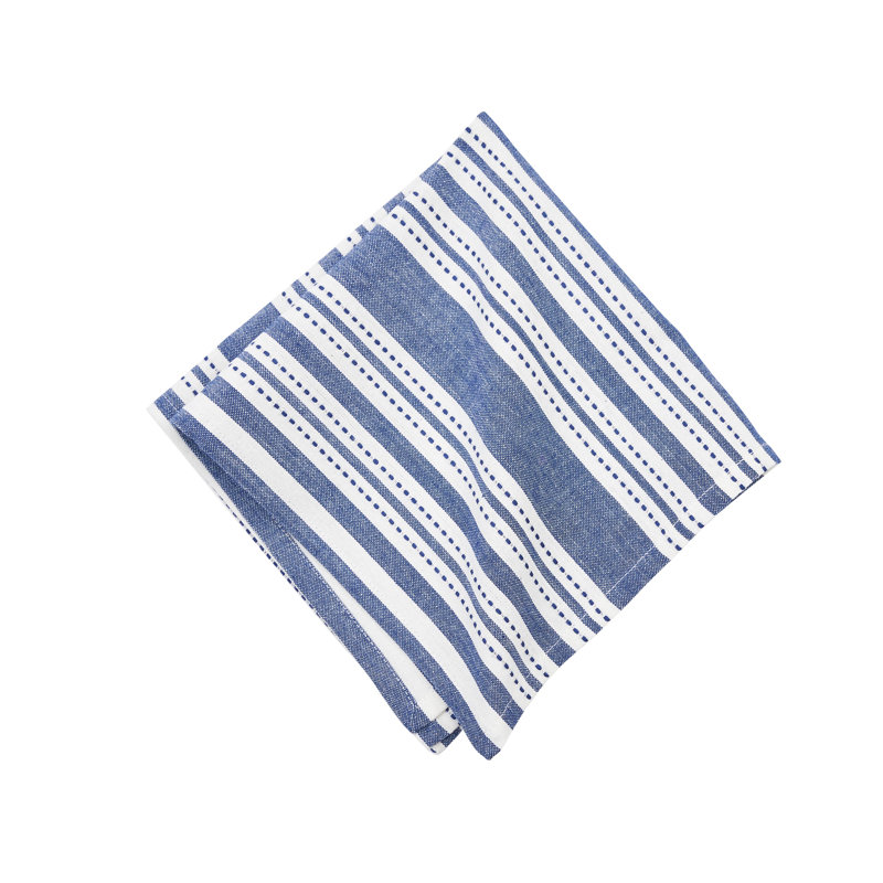 Warner Emerald Napkin S/6, Blue