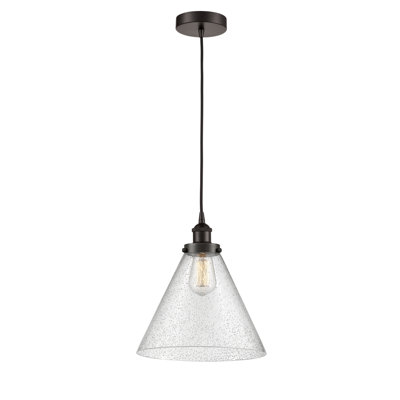 Luminaire suspendu conique à 1 lumière Buckholts
