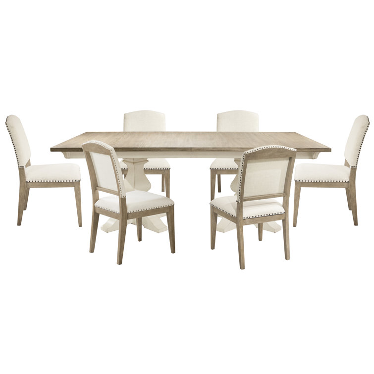 Marlys - Person Extendable Pedestal Dining Set