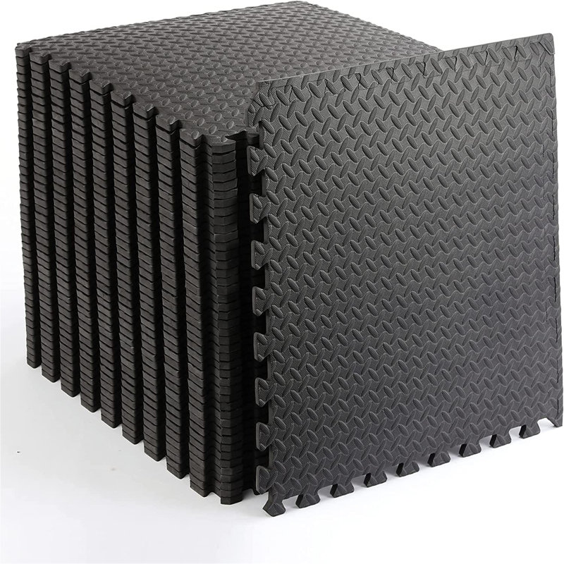 Soft Foam Exercise Floor Mats(8 Mats - 32 Sq Ft)