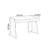 Rock slab countertop double-drawer writing desk-2127520794