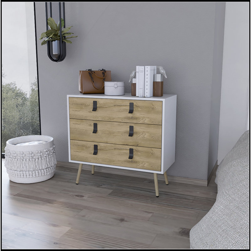 Commode Magness, chambre à coucher, Brun