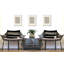 Housse et insert de coussin rectangulaire intérieur / extérieur en polyester / mélange de polyester Chamu-83783540-99277265