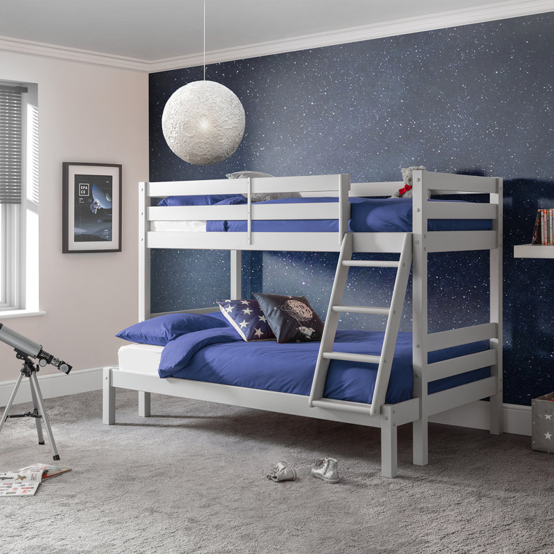Aaru Triple Sleeper Bunk - Surf White, Dove Grey