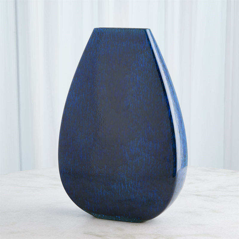 Giant Teardrop Handmade Ceramic Table Vase, 24.5" H x 16" W x 5" D