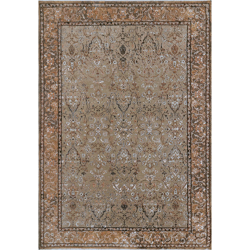 Oriental Indoor Rug, Rectangle 5' x 7'8"