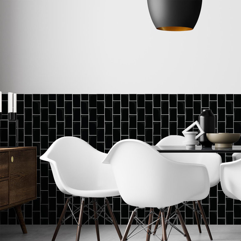 15cm W x 30.5cm L Gel Peel and Stick Subway Tile