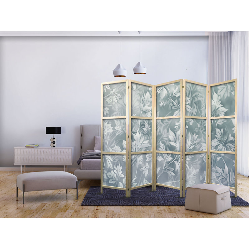171cm H Solid Wood Folding Room Divider, 171cm H x 225cm W x 1.2cm D