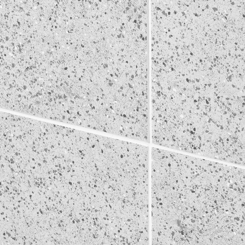 Elizabeth Sutton Geode 7.87 in. x 7.87 in. Matte Porcelain Floor and Wall Tile (10.76 Sq. Ft./Case), Gris