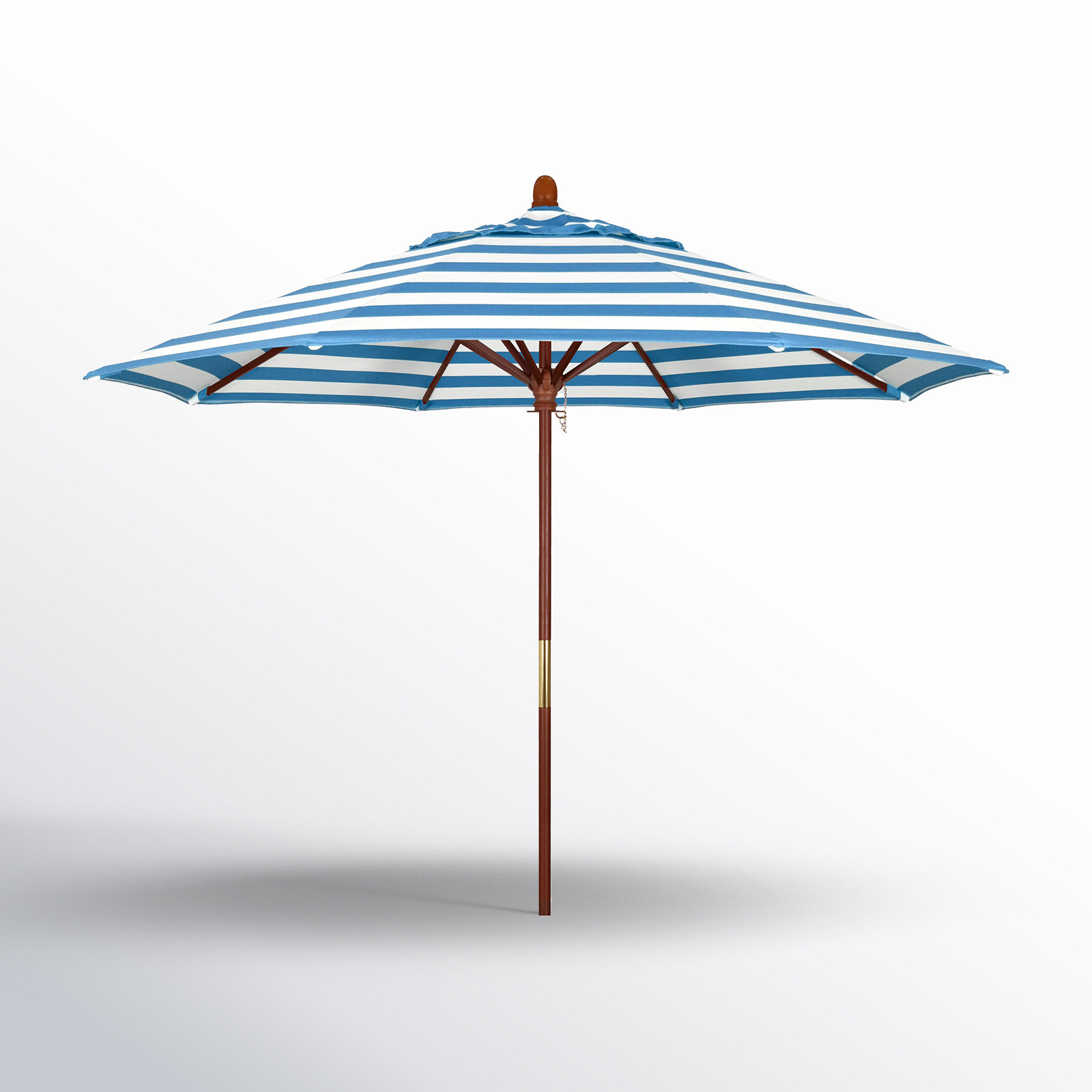 Manford 108'' Sunbrella® Outdoor Umbrella, Cabana Regatta Sunbrella®