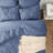 Bedsure Twin-XL Pintuck Bed-in-a-Bag- Slate Blue Pinch Pleat Comforter with Sheets, Pillowcases & Shams-114250858-101518301