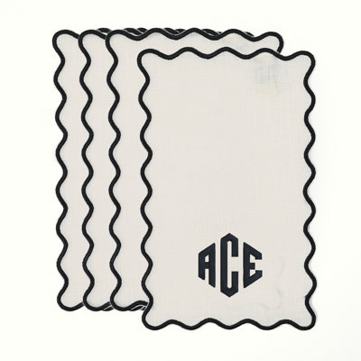 The Vivienne Rectangle Cocktail Napkins