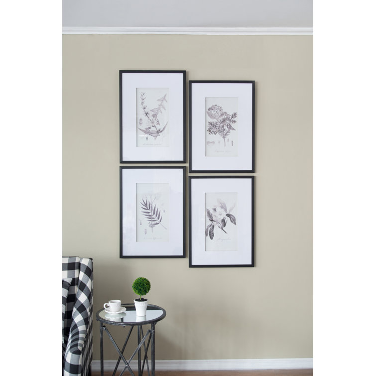 White picture frame, 19.7' x 27.6' - White wood frame 