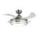 Autry 4 - Blade LED Flush Mount Ceiling Fan with Light Kit Included
