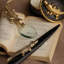 Gold Plated Crocodile Letter Opener