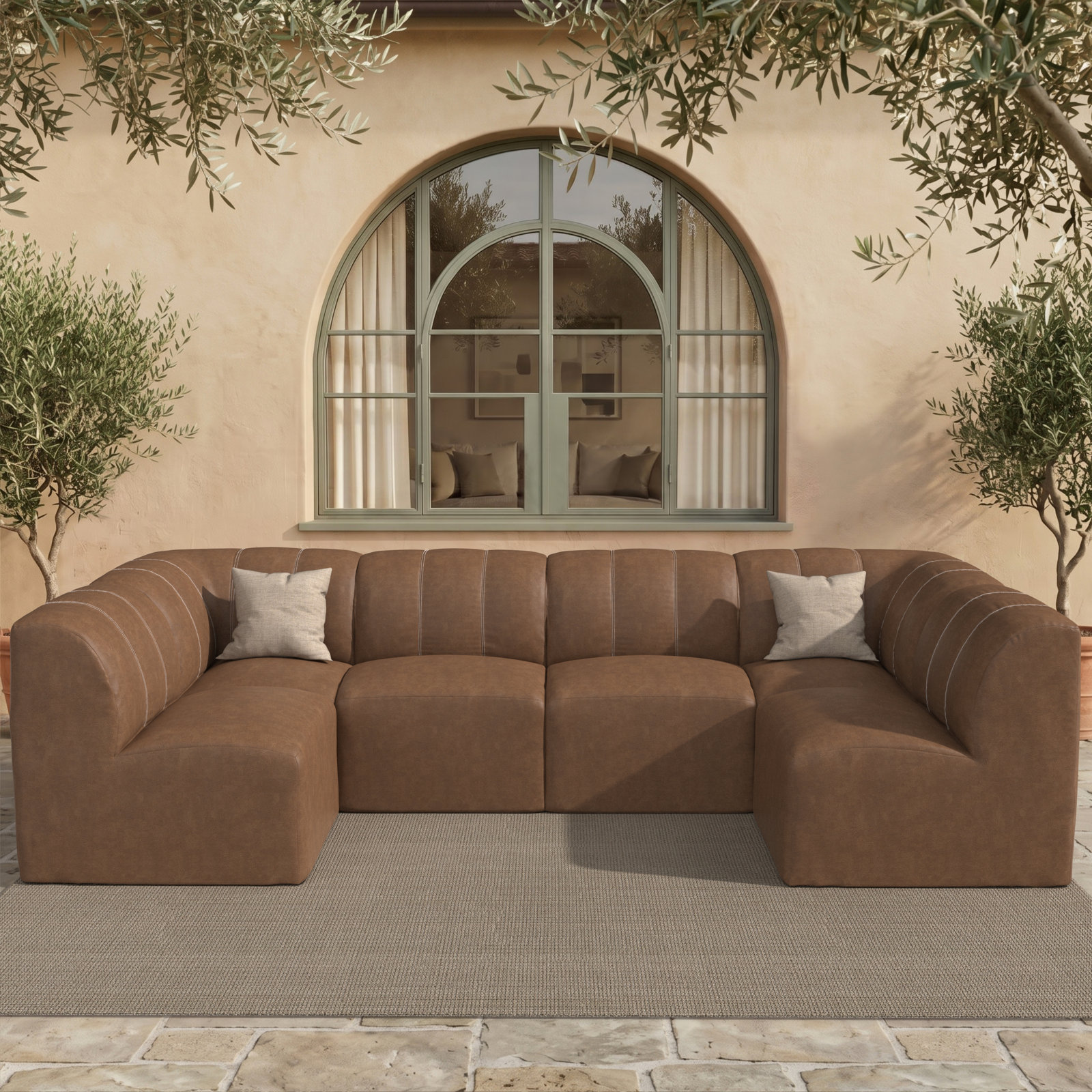Praia 124" Patio Sectional