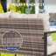 Metal Outdoor Patio Sofa with Cushions-102620315