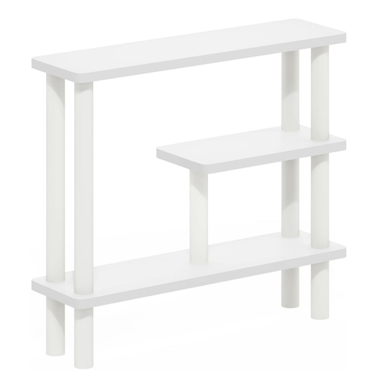 Slim Space Saving Storage Rack, White