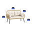 Causeuse d'extérieur en osier Patio Furniture-1955197719