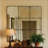 Antique Square Wall-Mounted Mirror