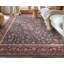 Tapis bleu marine et rouge Dyrk Rome-101011223