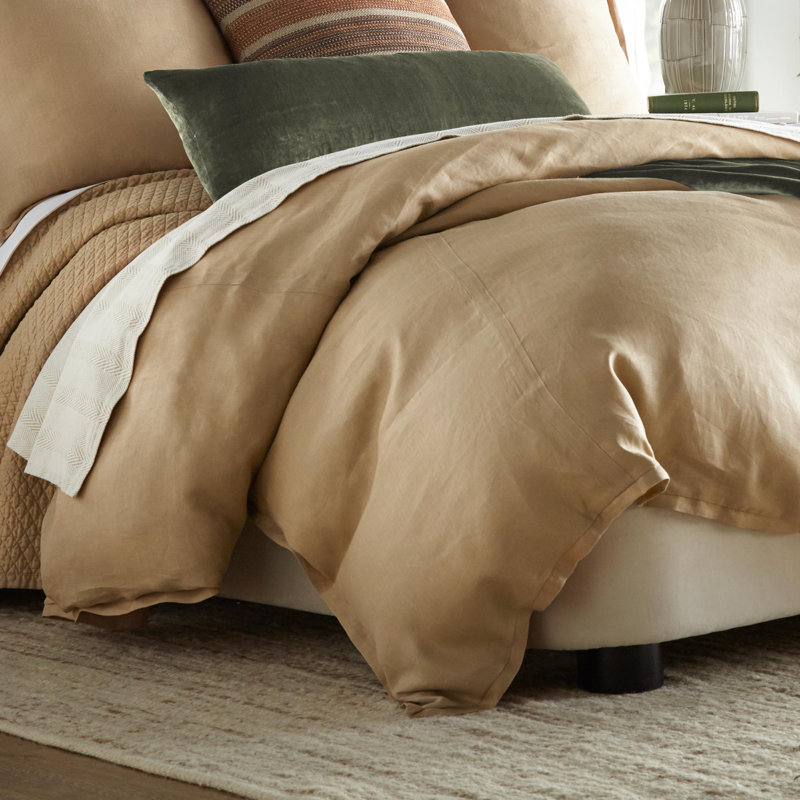Terra Duvet Cover, Croissant, Queen Duvet Cover