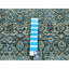 Tapis de couloir bleu en laine noué à la main 2 pi 6 po x 8 pi Kohinoor Herrita 693DE71FB6FC48A8BA51F3024B65BE61